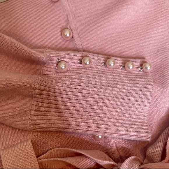 Colour Works pink cardigan - Picture 8 of 11